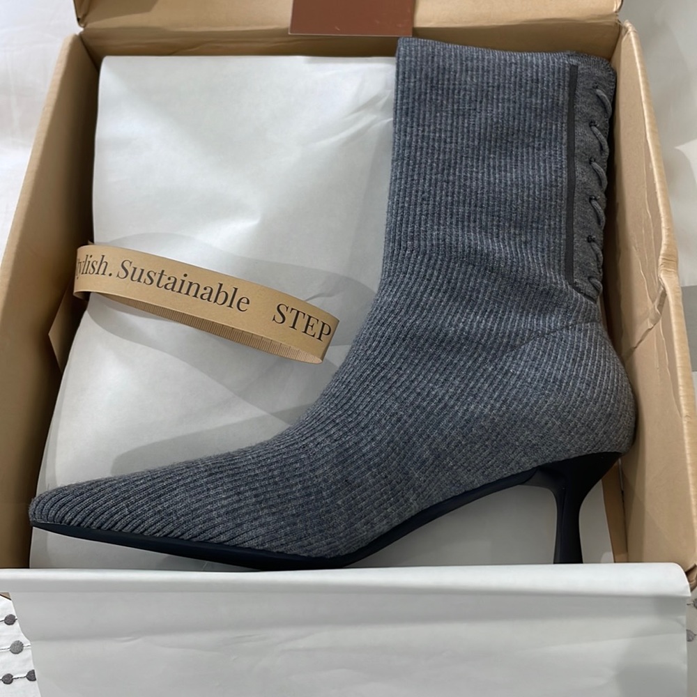 Womens sustainably sourced booties.